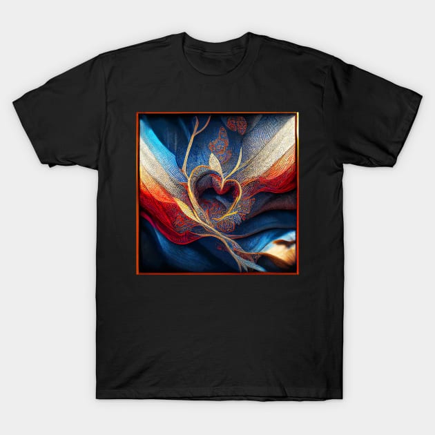 abstract heart T-Shirt by heartyARTworks